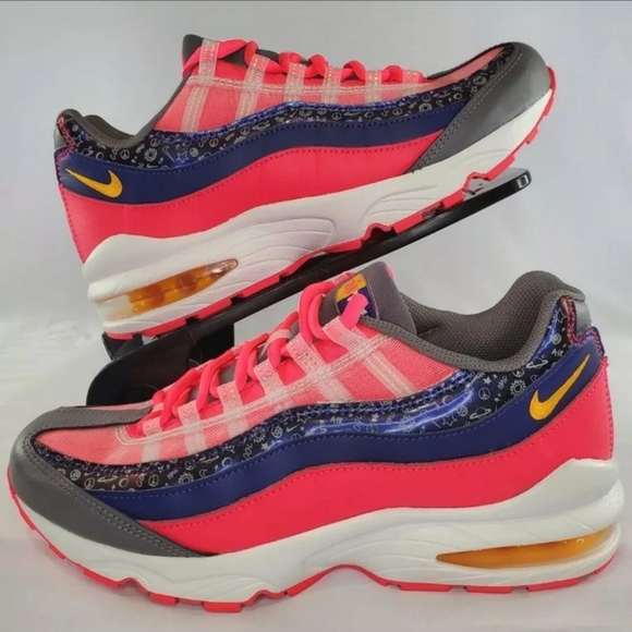 Nike Shoes | Nike Air Max 95 Gs Purple Pink Orange Sneakers Ci | Poshmark